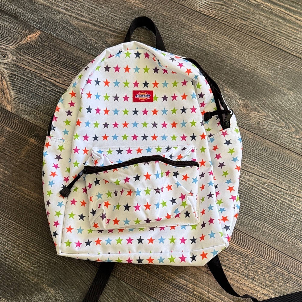 NWOT Dickies Colorful Star Kids Backpack
